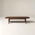 Walnut Oval Coffee Table